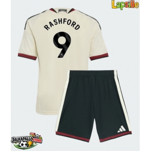 Manchester United Marcus Rashford #9 Kolmaspaita Lapsille 2026-27 Lyhythihainen (+ shortsit)